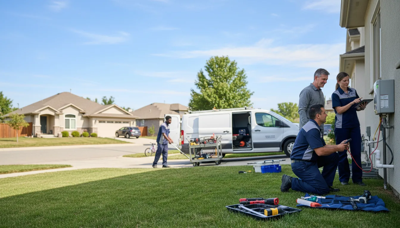 Tankless water heater service in Johnson, NE